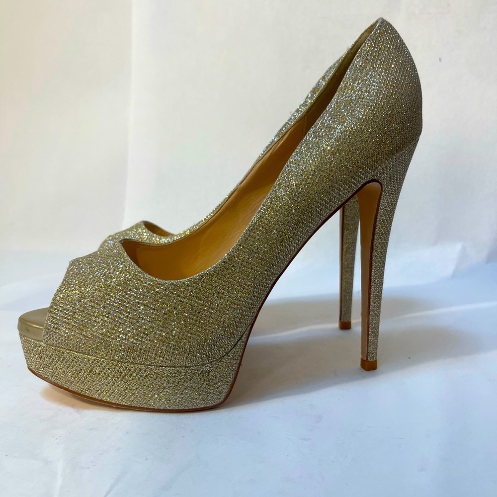 MERUMOTE Women's Platform Stiletto Heels Shoes Peep Toe Pumps 6 inch Heels